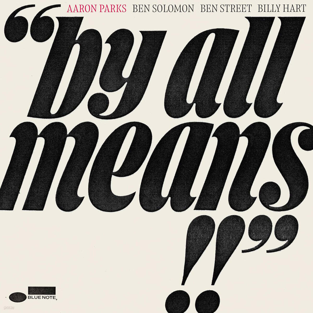 Aaron Parks (아론 파크스) - By All Means [LP]