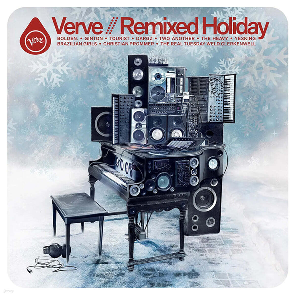Verve 레코드 재즈 리믹스 모음집 - 크리스마스 캐럴 버전 (Verve Remixed Holiday) [크리스탈 클리어 컬러 LP]