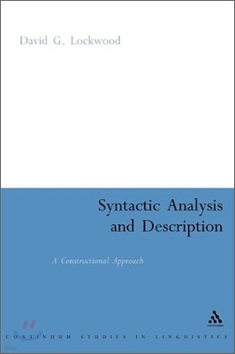Syntactic Analysis and Description: A Constructional Approach