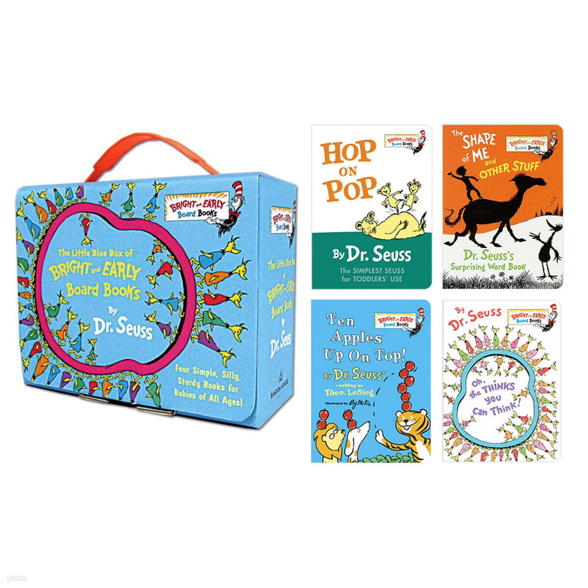 닥터 수스 보드북 4권 세트 The Little Blue Box of Bright and Early Board Books - YES24