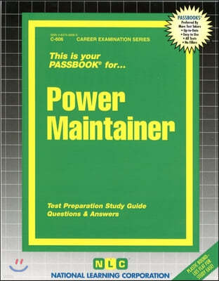 Power Maintainer: Passbooks Study Guide