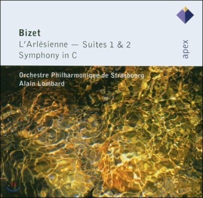 Alain Lombard : Ƹ   (Bizet: L'Arlesienne - Suites 1-2, Symphony in C)