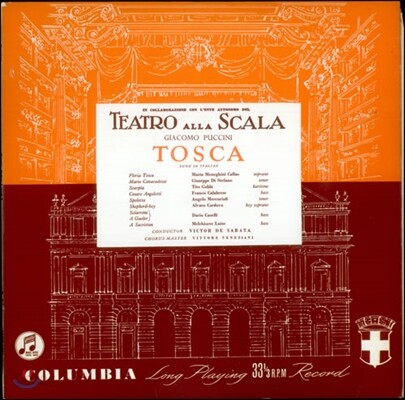 Maria Calla 푸치니: 토스카 (Puccini: Tosca) [2LP]