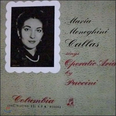 Maria Callas  Į󽺰 뷡ϴ Ǫġ (Callas Sings Operatic Arias by Puccini)