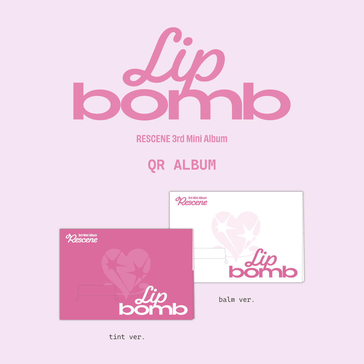 RESCENE (리센느) - 미니앨범 3집 : lip bomb (QR) [photocard ver.][2종 SET]