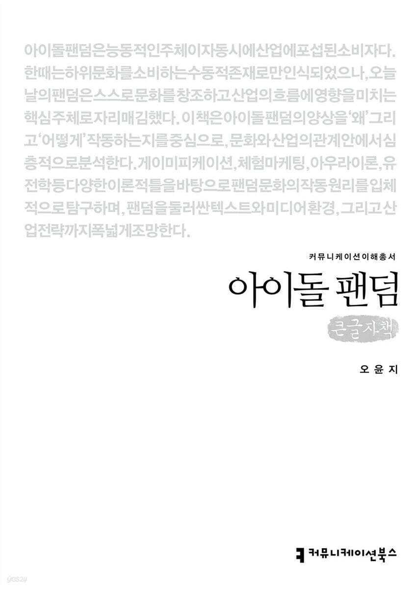 아이돌 팬덤 (큰글자책)