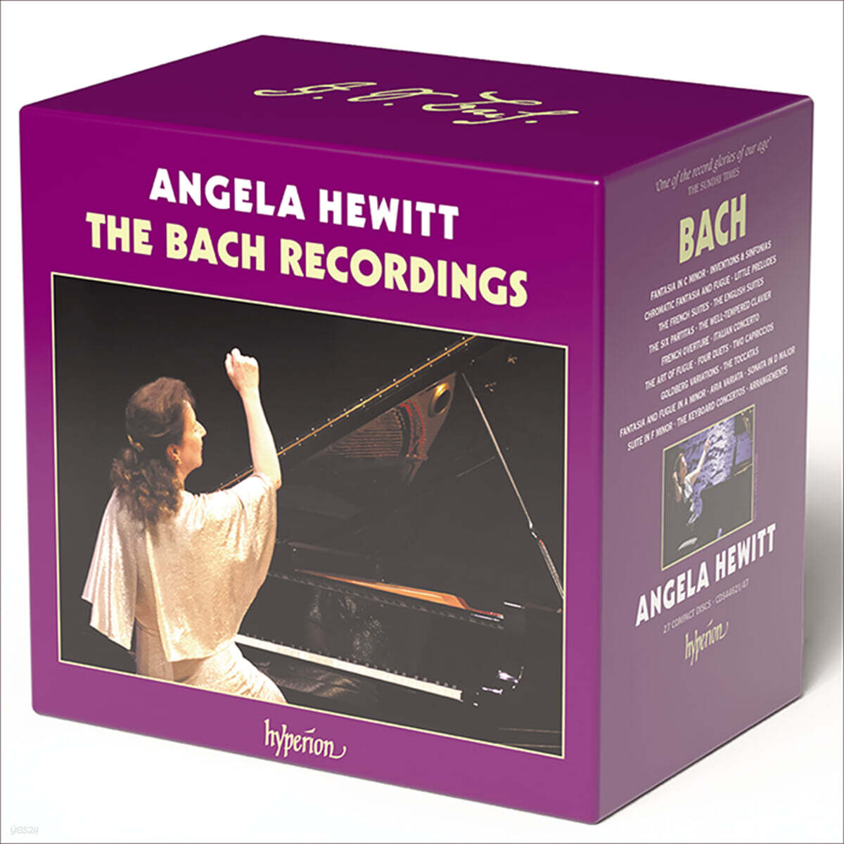 Angela Hewitt 안젤라 휴이트: 바흐 작품집 (The Bach Recordings) [27CD 박스세트]