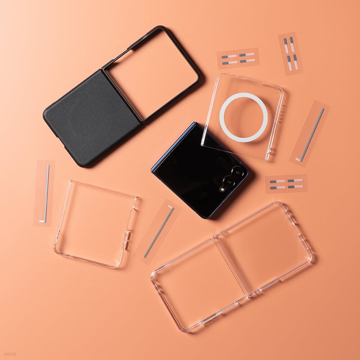 링케 갤럭시 Z플립7 케이스 고정용 여분 논슬립 점착 테이프