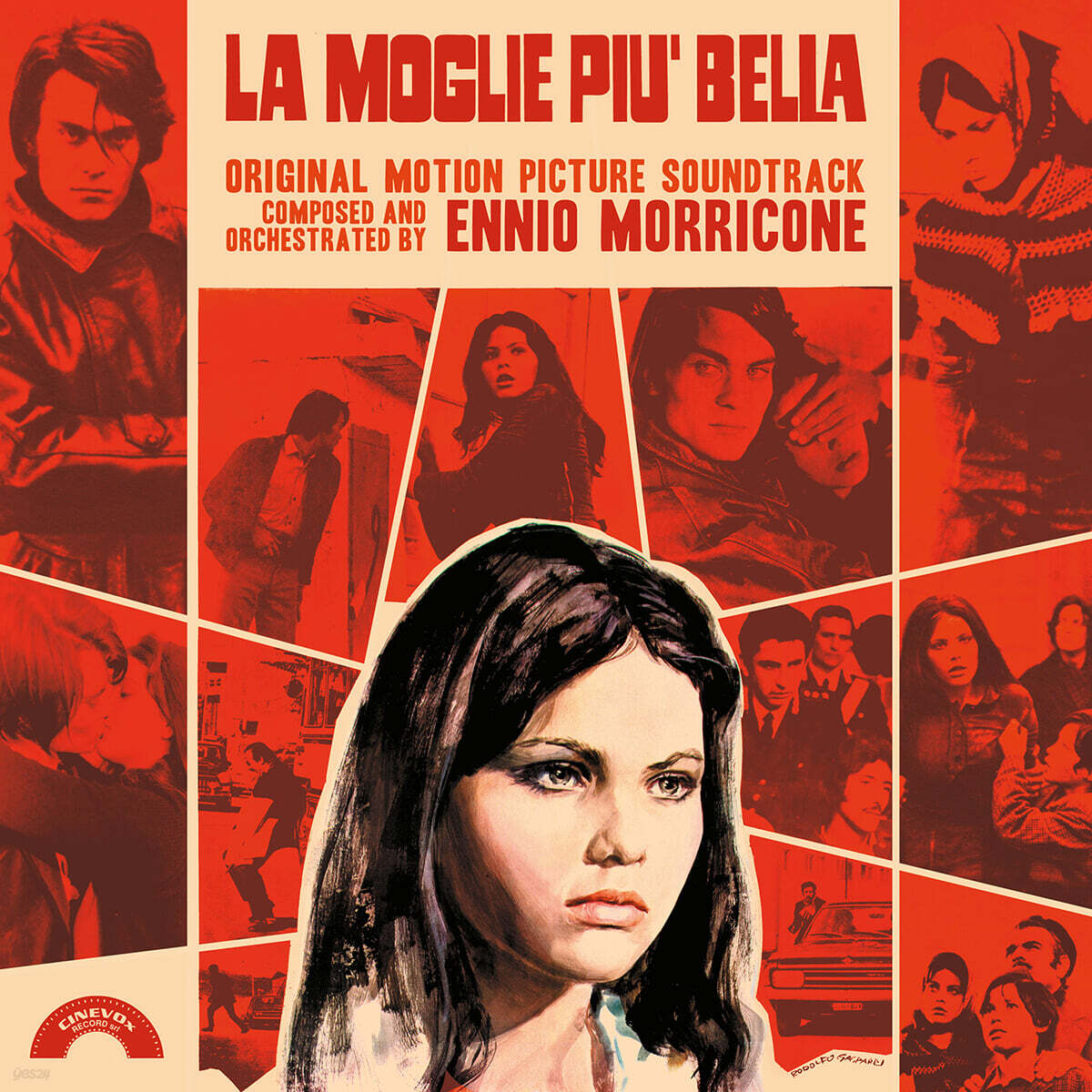 La moglie piu bella 영화음악 (La moglie piu bella - Original Motion Picture Soundtrack Music by Ennio Morricone) [레드 컬러 LP]