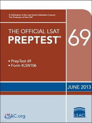 The Official LSAT Preptest 69: June 2013 LSAT
