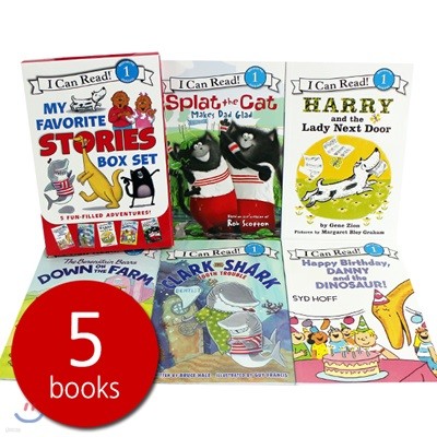 I Can Read My Favorite Stories Box Set: Happy Birthday, Danny and the Dinosaur!; Clark the Shark: Tooth Trouble; Harry and the Lady Next Door; The Ber