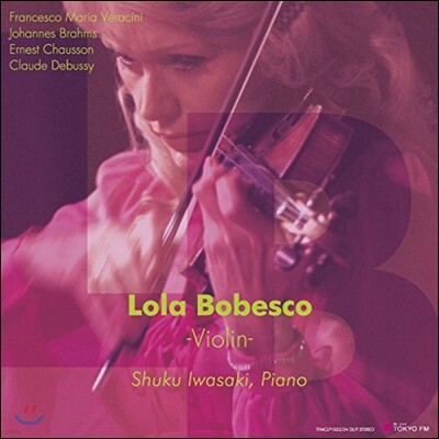 Lola Bobesco — Lola Bobesco 롤라 보베스코 1983년 도쿄 바이올린 리사이틀 LP 한정판 (1983 Live in Tokyo) 앨범 커버