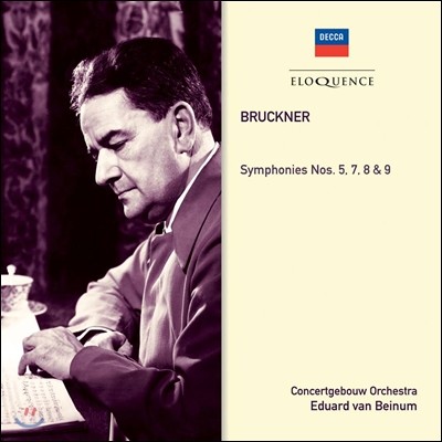 Eduard van Beinum ũ:  5, 7, 8, 9 (Bruckner: Symphony Nos. 5, 7, 8, 9)
