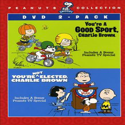 You're A Good Sport, Charlie Brown / You're Not Elected, Charlie Brown (    /   ϷƼ )(ڵ1)(ѱ۹ڸ)(DVD)