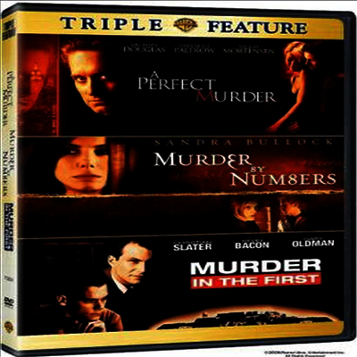 A Perfect Murder / Murder by Numbers / Murder in the First (퍼펙트 머더 / 머더 바이 넘버 / 일급 살인)(지역코드1)(한글무자막)(DVD)