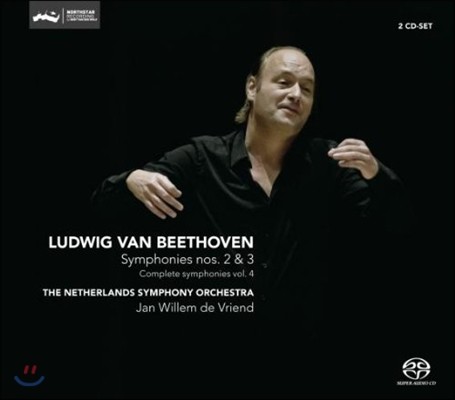 Jan Willem de Vriend 베토벤: 교향곡 2, 3번 (Beethoven: Complete Symphonies Vol.4 - Symphonies No.2, No.3)