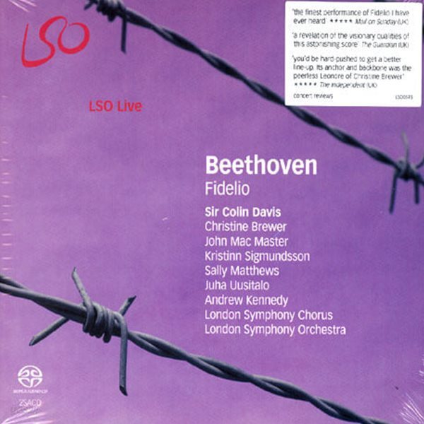 [SACD] Colin Davis / 베토벤 : 피델리오 (Beethoven : Fidelio) (2 SACD Hybrid/수입/LSO0593)