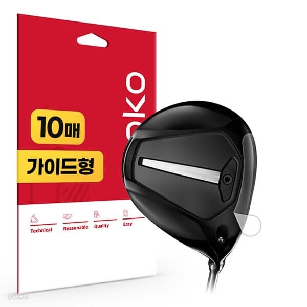 골프채 헤드 스크래치 보호필름 10매 1세트 드라이버 우드 아이언 웨지 퍼터