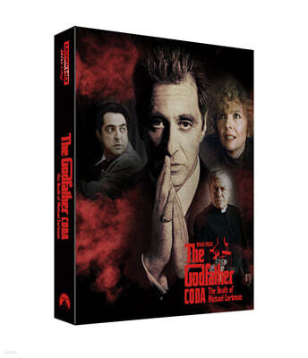 마리오 푸조의 대부 에필로그:마이클 콜레오네의죽음 + 대부3 (4Disc, 4K UHD + BD 렌티큘러 풀슬립 B 스틸북 한정판) : 블루레이