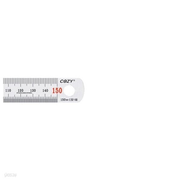 코지 800 최고급 쇠자 15cm 유광 CSRP-150 자