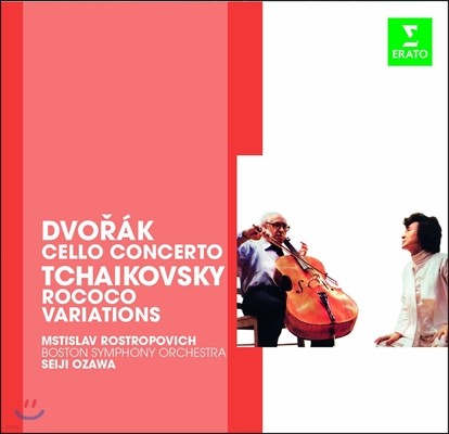 Mstislav Rostropovich / Seiji Ozawa 庸: ÿ ְ / Ű:  ְ (Dvorak: Cello Concerto / Tchaikovsky: Rococo Variations)