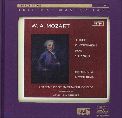 Neville Marriner Ʈ: 𺣸Ƽ, Ÿ Ʈ糪 (Mozart: Divertimenti for Strings, Serenata and Notturna)