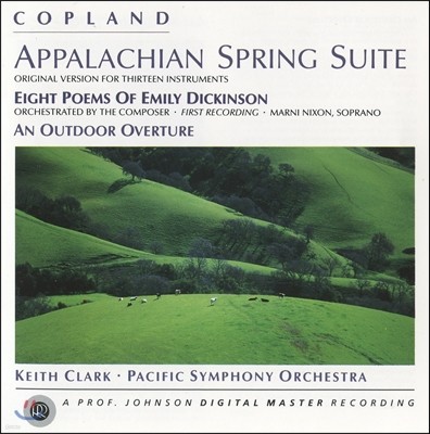 Keith Clark ÷: ȷġ    (Copland: Appalachian Spring Suite, 8 Poems of Emily Dickinson)
