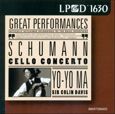 Yo-Yo Ma / Colin Davis : ÿ ְ (Schumann: Cello Concerto)