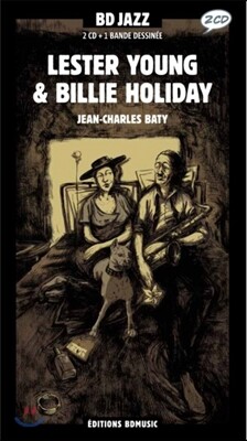 Lester Young & Billie Holiday (일러스트 by Jean-Charles Baty)