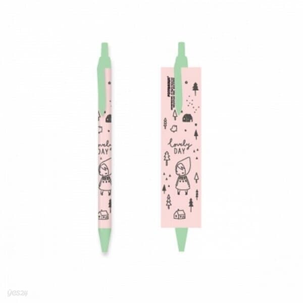 포니브라운 틱톡펜 마리프 애플그린 0.38mm 볼펜