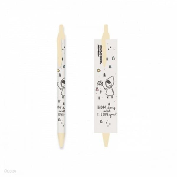 포니브라운 틱톡펜 마리프 아이보리 0.38mm 볼펜