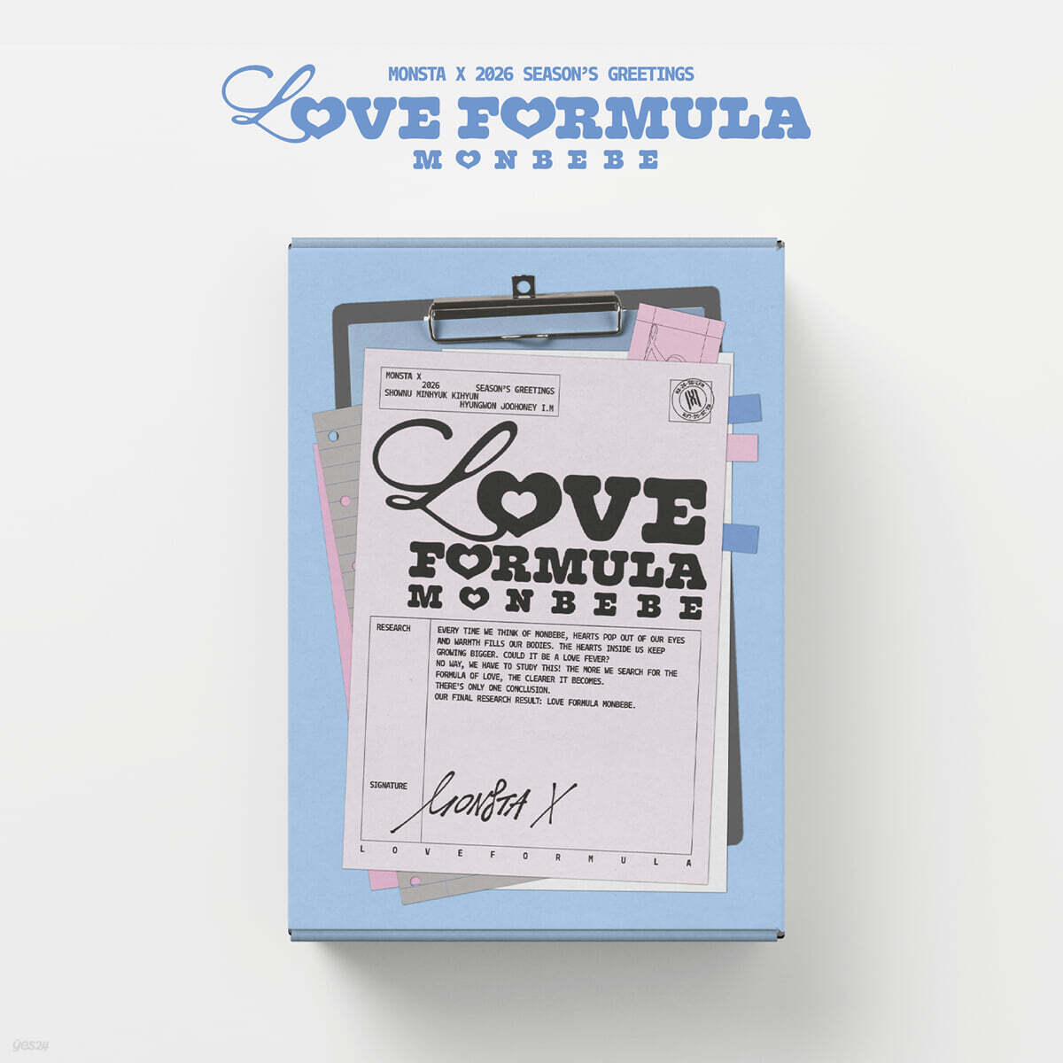 몬스타엑스 (MONSTA X) 2026 시즌그리팅 [LOVE FORMULA MONBEBE]