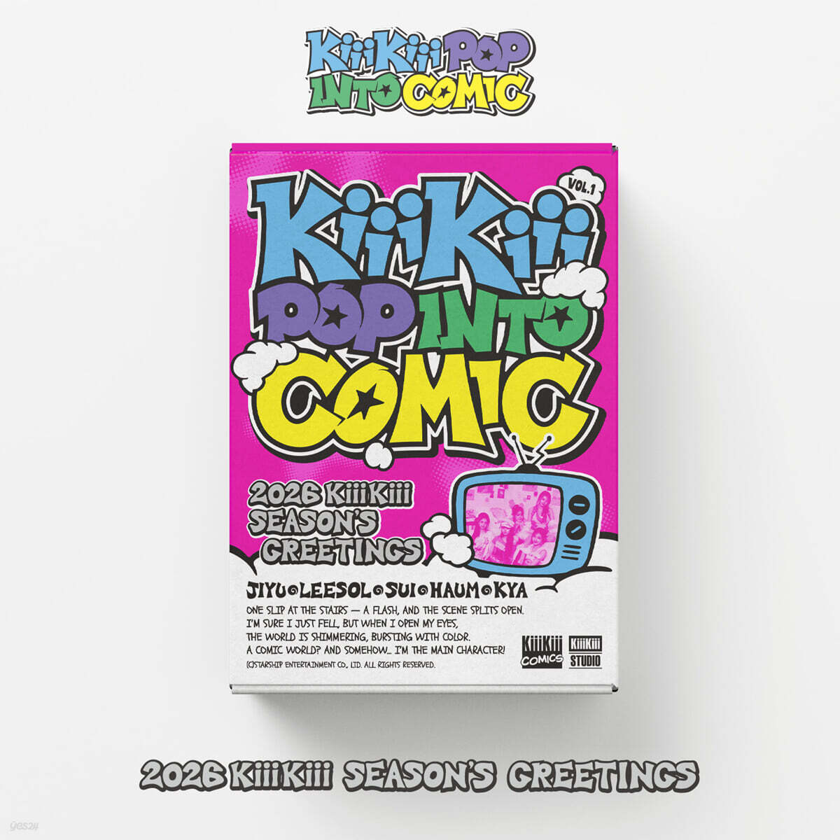 KiiiKiii (키키) 2026 시즌그리팅 [KiiiKiii POP INTO COMIC]