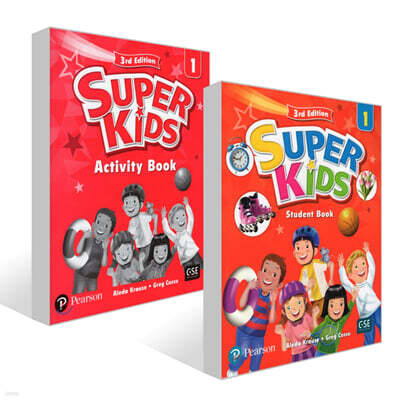 [세트] Super Kids 1 : Student Book + Activity Book, 3/E