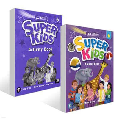[세트] Super Kids 6 : Student Book + Activity Book, 3/E