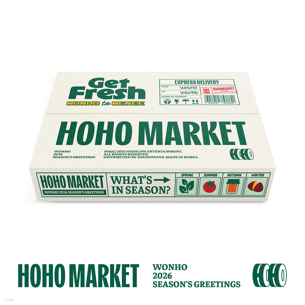 원호 (WONHO) 2026 SEASON'S GREETINGS [HOHO MARKET]