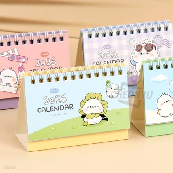 [쓰임] 오목눈이 2026 미니 탁상 캘린더