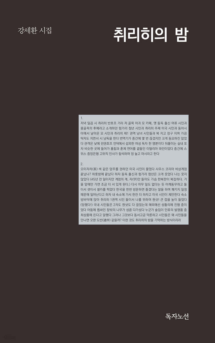 취리히의 밤