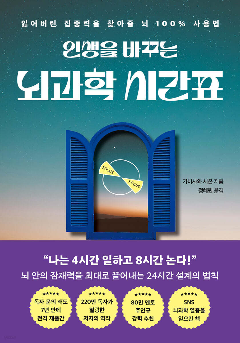 인생을 바꾸는 뇌과학 시간표