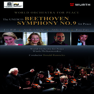 유네스코 - 베토벤: 교향곡 9번 '합창' (The UNESCO - Beethoven: Symphony No.9 'Choral') (한글자막)(DVD) (2019) - Donald Runnicles
