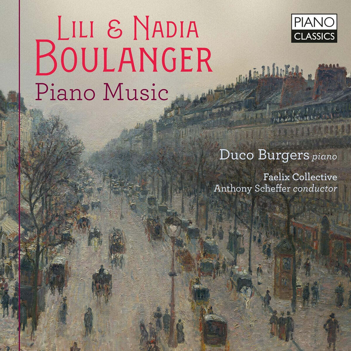 Duco Burgers 불랑제 자매: 피아노 작품 (Lili &amp; Nadia Boulanger: Piano Music)