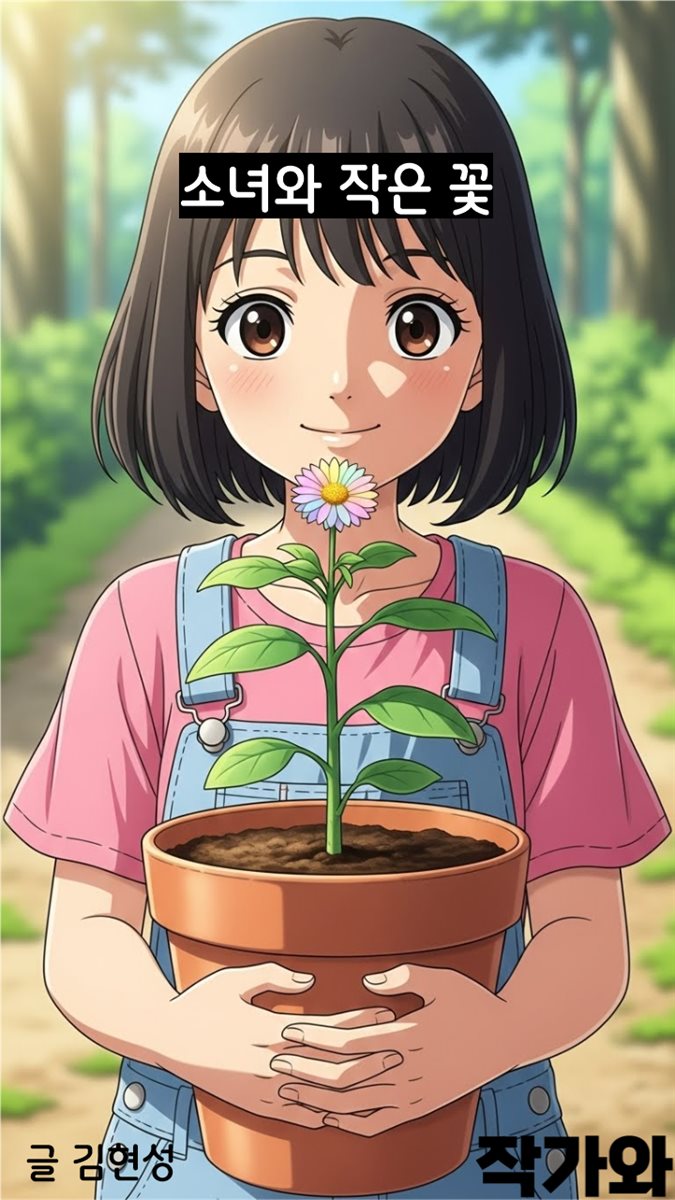 소녀와 작은 꽃