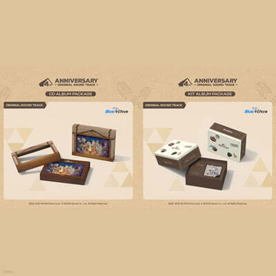 블루 아카이브 4주년 기념 OST CD + KIT 앨범 패키지 (BLUE ARCHIVE 4th ANNIVERSARY OST - CD + KIT ALBUM PACKAGE)