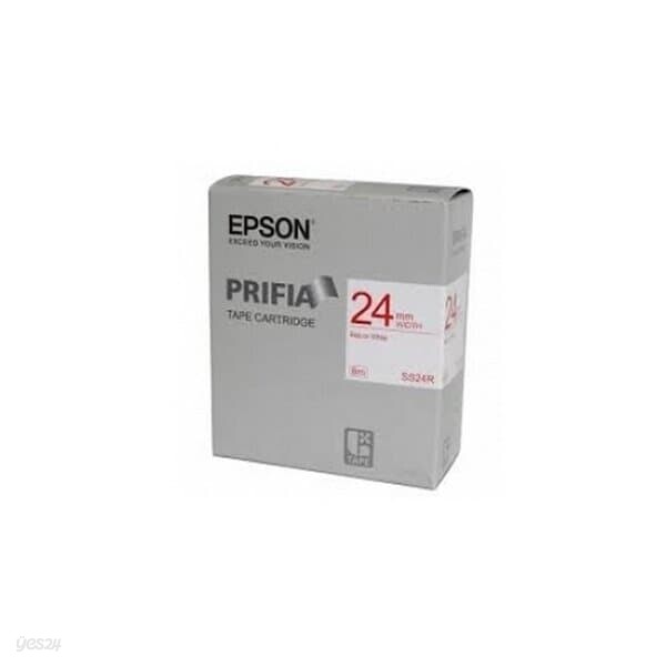 엡손 라벨테이프 SS-24R-PX 적글흰바 기타복합기/프린터소모품