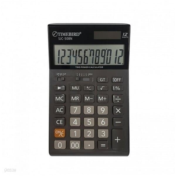 타임버드 계산기 SJC-508N 174X108X26mm12자리 일반계산기