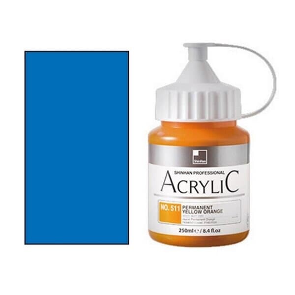 신한 아크릴물감 250ml B NO.537 세룰리안 블루 휴