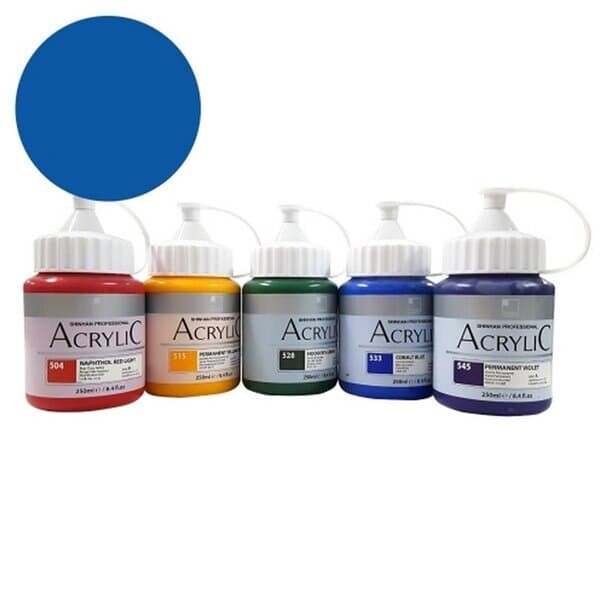 신한 아크릴물감 250ml 538 코발트블루휴
