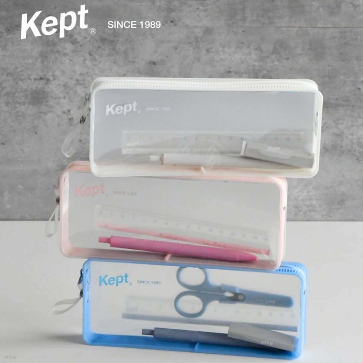 kept 렉토 펜 케이스 파우치 다용도 수납 KPF1330 필통 3COLOR