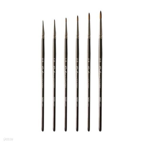 루벤스 라이너브러쉬 6본 수채화붓