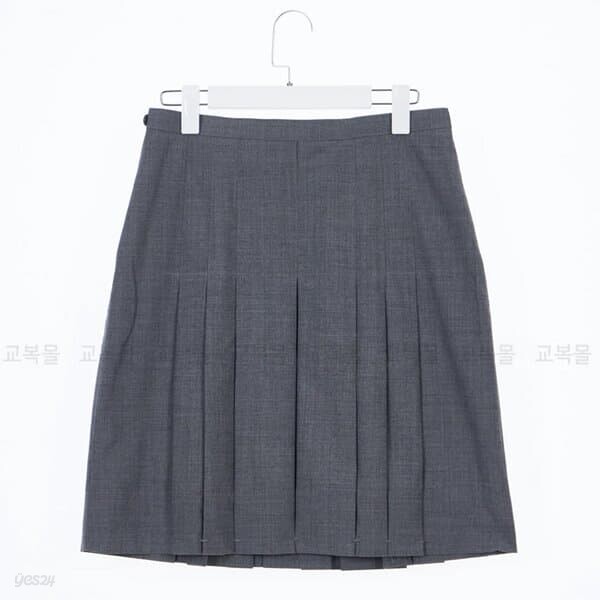 차콜 그레이 주름 치마 교복 학생복